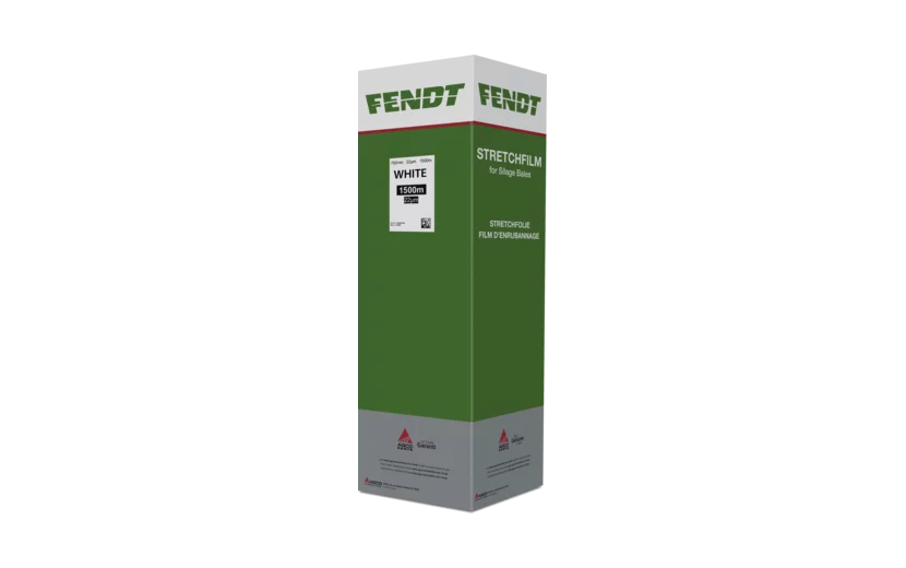 Fendt 750mm X 1500m White Stretchfilm